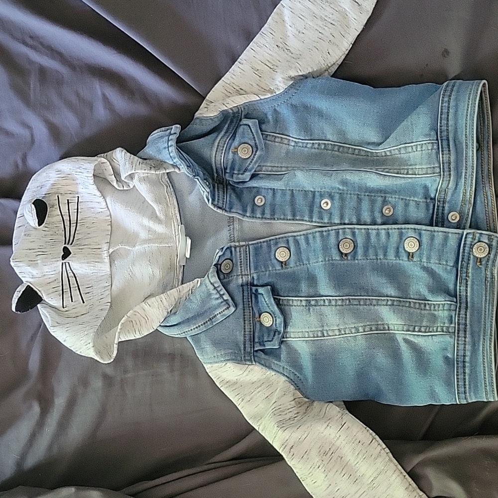 Cat and Jack jacket with cat ears